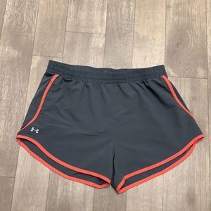 Womens Under Armour Loose Fit Running Shorts
